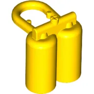 Minifig Neckwear Airtanks with Large Holes / Yellow
