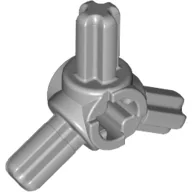 Technic Axle Connector Hub with 3 Axles at 120° / Light Bluish Gray