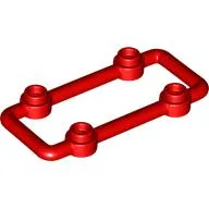 Lattice 3 x 6 Module with Studs / Red
