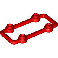 Lego Lattice 3 x 6 Module with Studs / Red