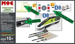 Passengers Train 60337 with Color Sensor update and Powered Up App control panel 88007