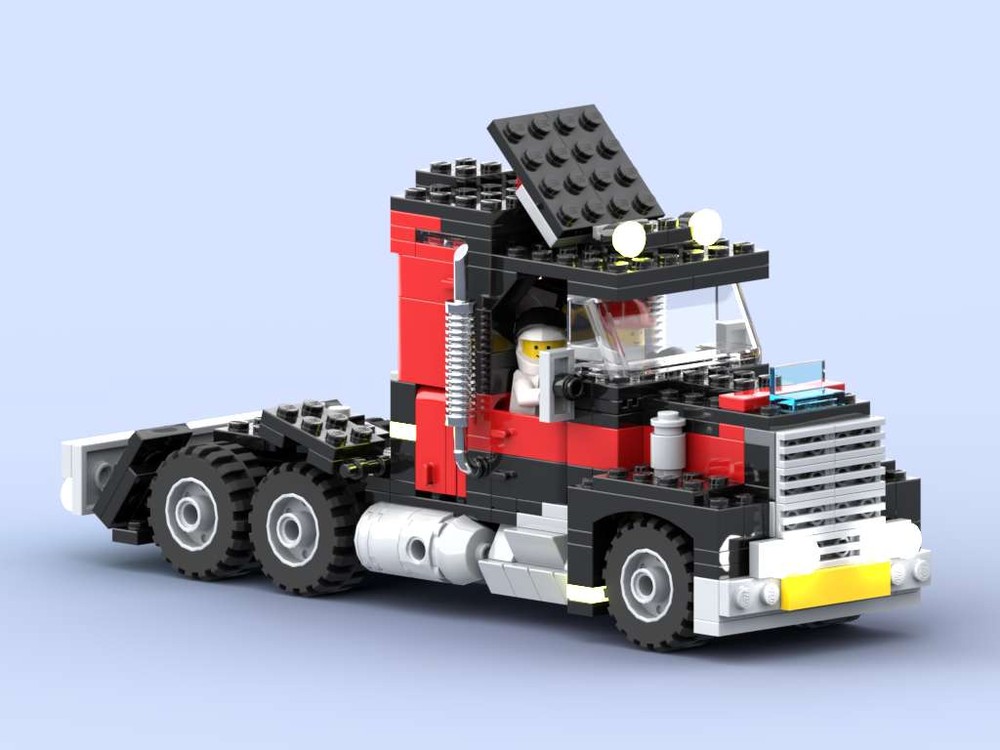 Lego Black cat truck 5571 Minifigure scale