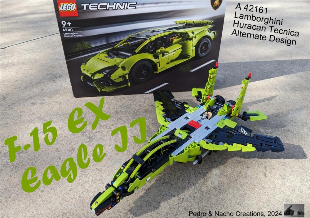 Lego F-15EX Eagle II (42161 Lamborghini Huracan Tecnica)