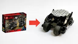 Tiny Tumbler - 76179: Batman & Selina Kyle Motorcycle Pursuit alt build