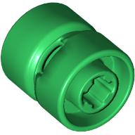Lego Wheel 11 x 12 with Hole Notched for Wheels Holder Pin / Green
