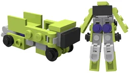 Transformer G1 Mini Constructions Long Haul Mini Mecha