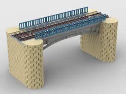 Moderne Eisenbahnbrücke/Modern Railway Bridge