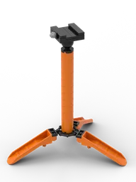 Tripod with brick separators