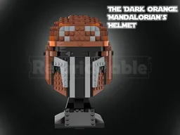 75267 Dark Orange Mandalorian's Helmet
