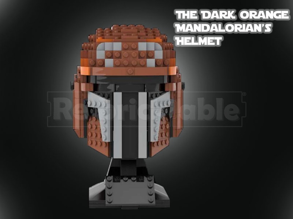 Lego 75267 Dark Orange Mandalorian's Helmet