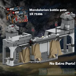 2X 75386 Mandalorian battle gate