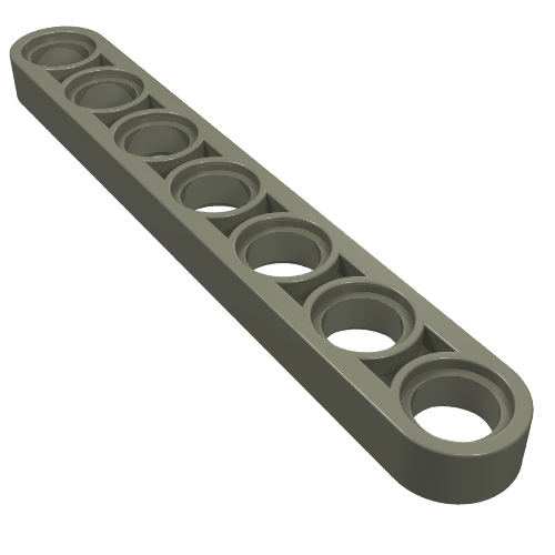 Lego Technic Beam 1 x 7 Thin / Dark Gray