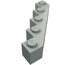 Brick Wedged 5 x 5 Facet / Light Gray