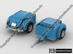 Luggage tag for LEGO® VW Käfer 10252 - Beetle