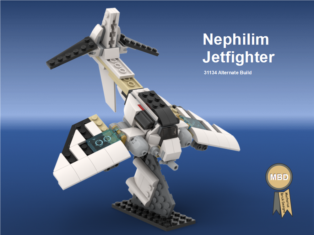 Lego Nephilim Jetfighter, Unofficial Fan Design and 31134 Alternate Build