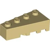 Brick Wedged, Angled 4 x 2 Left / Tan
