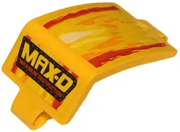Technic, Panel Curved 3 x 5 x 3 with 'MAX-D', 'MAXIMUM DESTRUCTION' and Flames Pattern (Sticker) - Set 42119