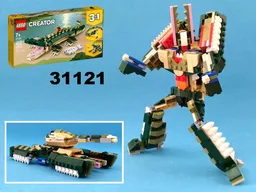 Transformer Armada Megatron Tank from LEGO Creator set 31121: Crocodile