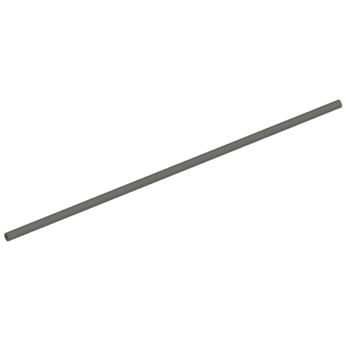 Lego Hose Rigid 3mm D. 18L / 14.4cm / Dark Gray