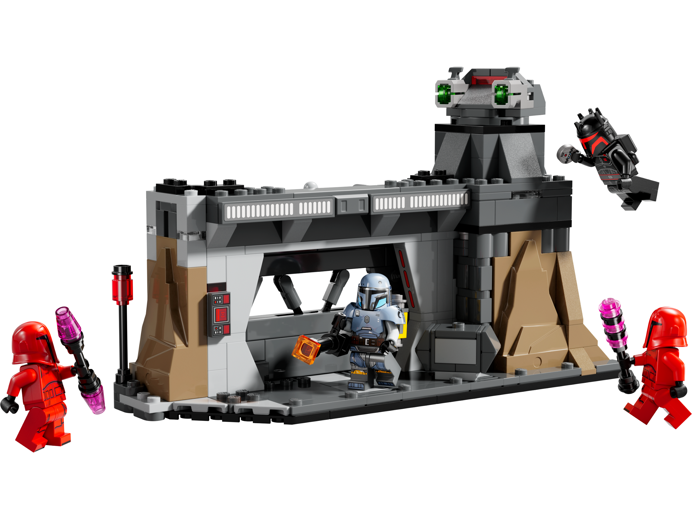 Lego Paz Vizsla and Moff Gideon Battle