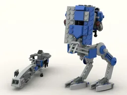 75280 Alternative Build: Small AT-ST and BARC speeder