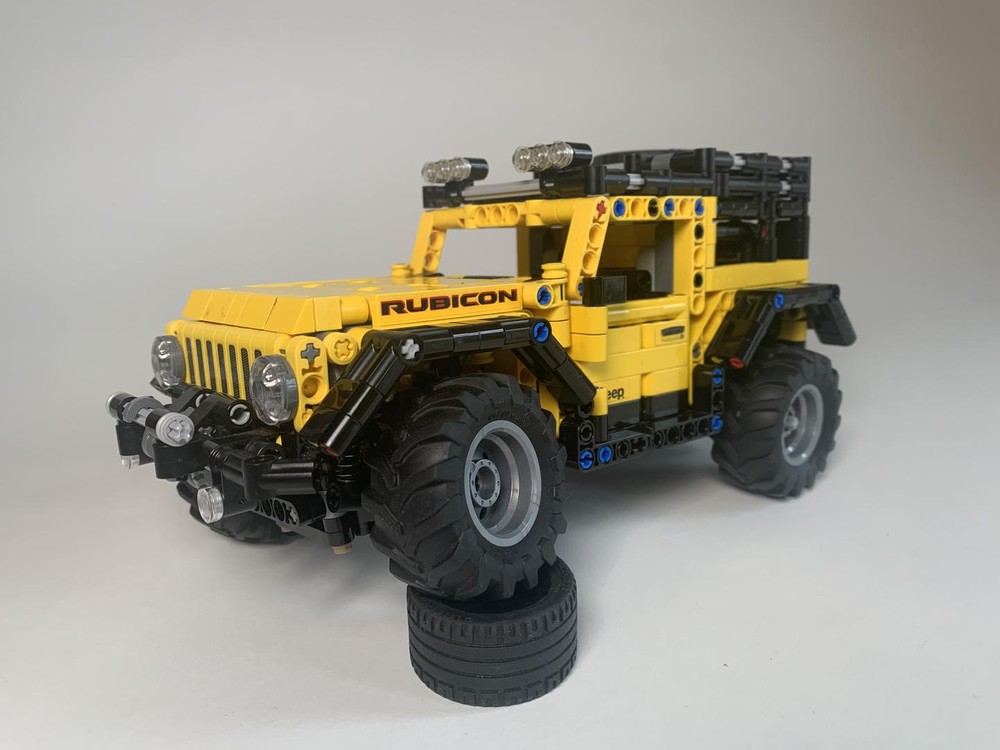 Lego 42122 Jeep Wrangler 4x4 - V6 - Roof Rack Upgrade