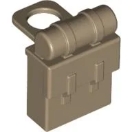 Minifig Neckwear Backpack Non-Opening / Dark Tan
