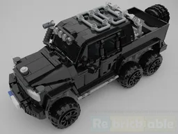 6x6 off-road pickup