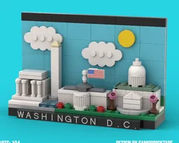 Road Trip Across the USA: Washington D.C Postcard