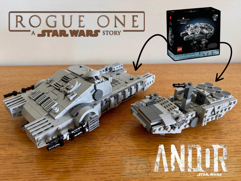 Lego Imperial Hover Tank (Tx-225 occupier) and Imperial Armored Speeder
