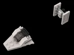 912055 A-Wing & TIE Fighter