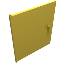 Homemaker Cupboard Door 4 x 4 / Yellow