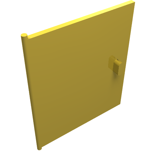Lego Homemaker Cupboard Door 4 x 4 / Yellow