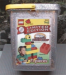 Lego Limited Edition Silver Duplo Bucket