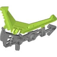 Large Figure Weapon, Energized Harpoon with Lime Boomerang / Pearl Light Gray