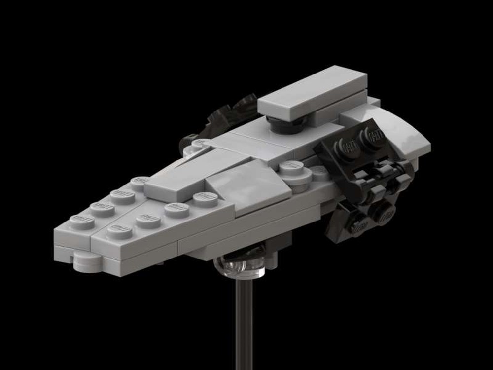 Lego Raider Class Corvette in UCS ISD Scale