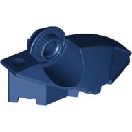 Lego Large Figure Foot, with Rotation Joint Ball Half [Vertical Side] / Dark Blue