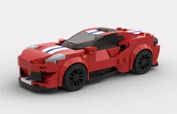 Ferrari 488 Pista 6 stud V2