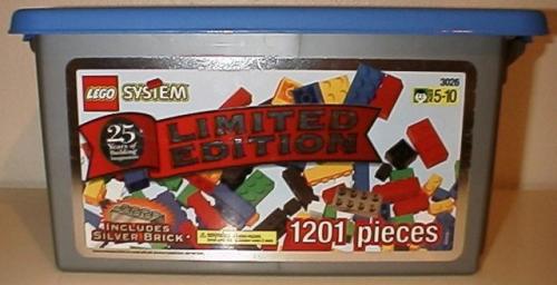 Lego 25th Anniversary Silver Tub