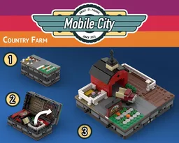 Mobile City Country Farm Playset