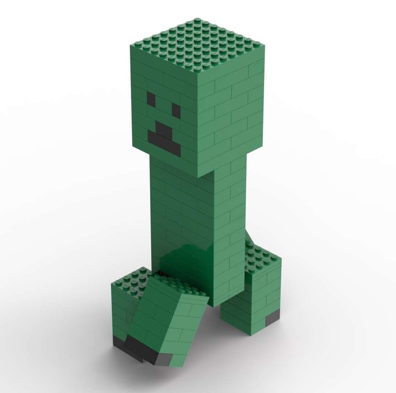 Lego Computer Game Style Creeper