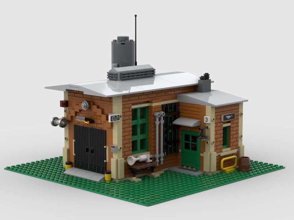 Lego Kleine Werkstatt / Schlosserei - small repair garage / metalworking shop