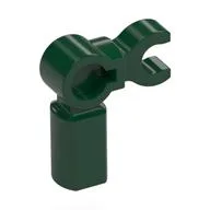 Bar Holder with Clip and 90° Angle (Mechanical Leg) / Dark Green