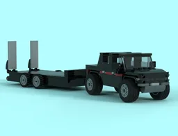 Hummer EV and Trailer