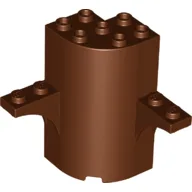 Panel 3 x 3 x 5 Quarter Round with 2 1 x 2 Arches (Tree) / Reddish Brown