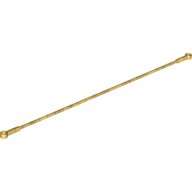 Lego Zipline, 22L with 2 Connectors - Flexible / Pearl Gold