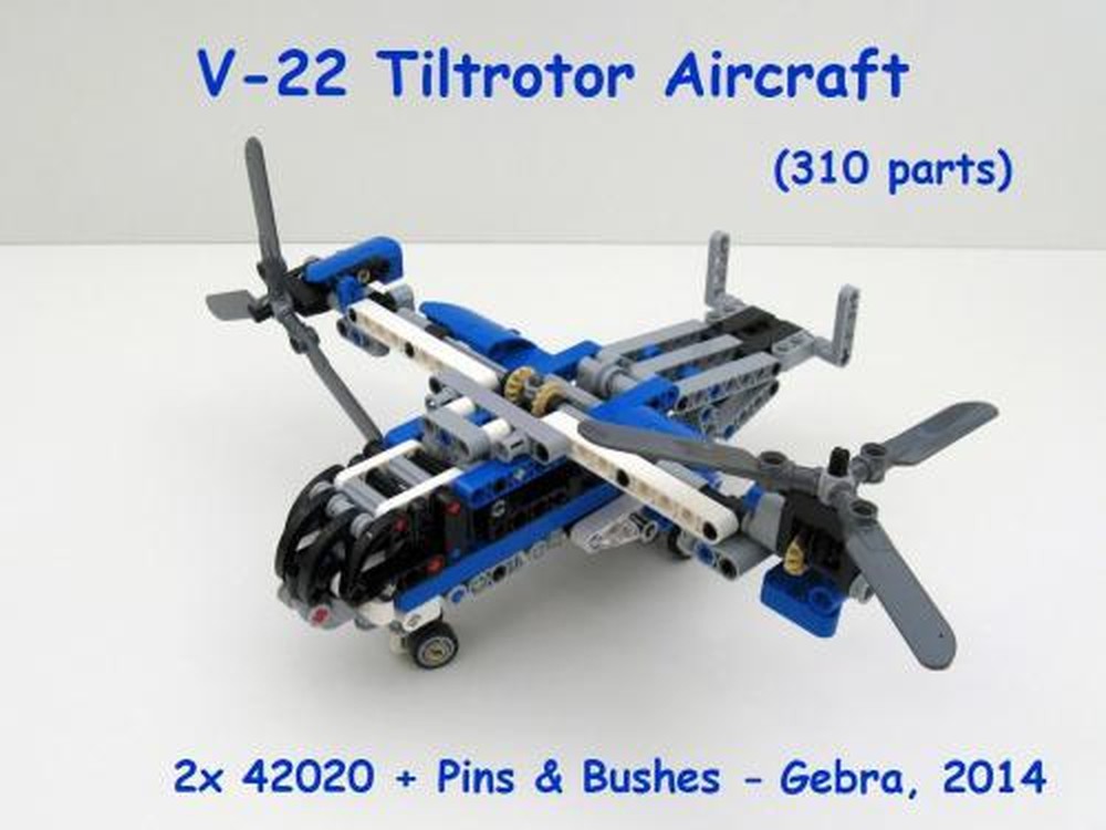 Lego V-22 Tiltrotor Aircraft