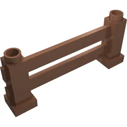 Duplo Fence 1 x 6 x 2 / Light Brown