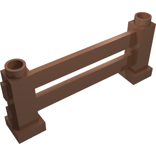Lego Duplo Fence 1 x 6 x 2 / Light Brown