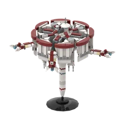 Haven-class Medical Station + 3x Pelta-class Frigates
